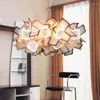 H￤nglampor moderna 50 cm i diameter PVC akrylupph￤ngningslampa Handfartyg Led Boll Form Light For Living Room Sovrum