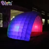 Gepersonaliseerde 6x4x3 meter opblaasbare lichten Dome Giant Igloo / LED Blow Up Garden Dome Toys Sports
