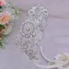 Belts Bride Rhinestone Belt Hand-sewn Crystal Pearl Wedding Caftan Performing Waist Chain