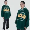 Herren Hoodies Sweatshirts Streetwear Hip Hop Doppelseitige Herren Buchstaben Druck Mode College Stil Oversize Pullover Männer und Frauen 221129