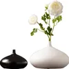 Dekorativa blommor kinesiska zen keramiska vasblommor arrangemang modern minimalistisk torkad vardagsrum bord mjuka dekorationer svart