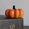 Juldekorationer Halloween Pumpkin Varmt ljus Candle Lamp Harts Decoration Site Layout Props Home Decor