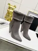 أحذية S02 مصمم أعلى نسخة مصنوعة يدويًا 2022 New Saint Luo Family Fashion Boots Women's Boots