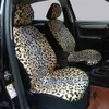 Luxury Leopard Print Car Seat Cover Bekvämt andningsmedel Material Multi Color Universal
