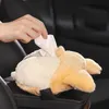 1Pc Creative Corgi Ass Tissue Box Soft Cartoon Paper Napkin Case Cute Animals Boxes Lovely Holder for Seat