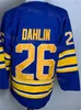 2023 Reverse Retro Hockey 53 Jeff Skinner Jersey Blank 26 Rasmus Dahlin 39 Dominik Hasek 72 Tage Thompson 89 Alex Tuch 21 Kyle Okposo Svart Vit 2022 Heritage Classic