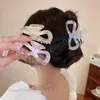 Garras elegantes de cabelos de acetato arco prenderem clipes de cabelo de caranguejo meninas meninas