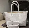 3A Designer Tote Bags Épaule bandoulière Luxueux en cuir véritable Mini PM Femmes Sacs à main Totes sac à main bleu jaune blanc cross body Shopping 2pcs sac composite Bourse