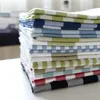 Tovaglia Nordic Bianco Nero Plaid Tovaglia Idyllic Blue Grid Cotton Rettangolare Dining Cover Cloths Obrus