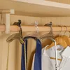 Swan Shaped Handbag Hanger Hook Space Saving Wardrobe Clothes Rack Belt Scarf Belt Tie Hanging Organizer