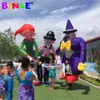 Partihandel Rainbow Giant Uppblåsbar clownsdräkt Vuxna Joker Super Circus rekvisita för vuxna Karnevalsdekoration