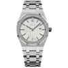 AAA Women's Diamond Watch Quartz Movement 33mm rostfritt stål vikningsknapp Sapphire Lysande material
