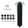 Vibratoren 10 Geschwindigkeit Mini Bullet für Frauen sexy Spielzeug für Erwachsene 18 Vibrator weiblicher Dildo Sexspielzeug Frau Sexulaes 221130