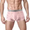 Caleçons hommes culottes hommes boxeurs sans couture sous-vêtements sexy homme Ultra-mince respirant Boxer Shorts hommes Boxershorts