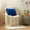 Pillow Nordic Style Soft Faux Fur Pillows Case Warm Plush Cover Living Room Bedroom Sofa Decorative 43x43cm