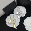 Pendientes clásicos de moda para mujer, joyería de diamantes, pendientes de oro, pendientes de lujo, pendientes, joyería de diseñador Vintage