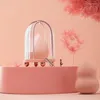 Storage Boxes Beauty Sponge Stand Case Makeup Blender Puff Holder Empty Cosmetic Egg Shaped Rack Transparent Puffs Organizer