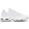 Hommes femmes chaussures de course tn plus 3 Triple White Black Barely Volt Pimento Metallic Pewter Hyper Blue tns mens trainers chaussures outdoor sneakers taille 36-46