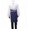 Uchiha Sasuke Cosplay Costume Shippuden Anime Clothes Halloween Outfits Party Blazer Pants Midje Rope Hand Guard Coat J220712 J220713