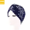 Berets Hijabs Fashion Trend Four Seasons Multi-functional Decoration Ethnic Wind Cotton Headband Hat Chemotherapy 172