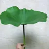 Dekorativa blommor Lotus Leaf Buddha Fake Pond Plants Float Live Home Decor Lily Pads For Pool Chinese Pastoral Style Hall