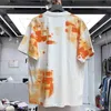 Men's T-Shirts Vintage tie-dye varnished oversize short-sleeved t-shirts for men and women T221130