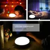 Veilleuses ICOCO Portable Smart Gesture Sensor Light Donut Shape Lampe sans fil USB LED avec port de charge rapide