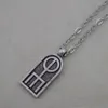 Chains Norse Viking Binding Runic Necklace Talisman Galdrastafir Attracts Love Pewter Jewelry