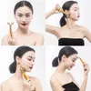 Elektrische 24K Gouden Roller Beauty Stick 3D Roller Facial Massager Afslanken Face Lift Roller V Face Mini Ball Rolling Massager.
