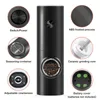 Mills Automatic Electric Mill Pepper and Salt Grinder med LED -ljus Justerbar grovhet Spice Kitchen Cooking Tool 221130