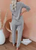 Women's Tracksuits Sweatsuit Set 2 Piece Long Sleeve Pullover and Drawstring Sweatpants Sport Outfits Sets