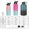 Water Bottles Stainless Steel Double Wall Vacuum Insulated Sports Bottle Wide Mouth wFlex Cap Straw Lid Flip Ring Carabiner 221130