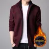 Sigtificati abiti da uomo Solido Spesso Caldo Cardigan Masculino Abiti per cappotto a maniche lunghe Oversize Homme 221130