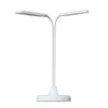 Lampes de table LED Lampe de bureau à double tête Dimmable Touch DC5V USB Powered Light 8W Night Gradation Lecture portable