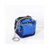 Key Rings 8 Styles Sequin Coin Purses Luxury Bling Magic Sequins Mini Wallets For Girl Party Favors Coins Keys Candy Wallet Bag Acce Dhldw