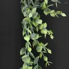 装飾的な花18パック人工ユーカリガーランドフェイクヴァイングリーンウェディングバックドロップアーチ6フィート/PCSハンギングプラント