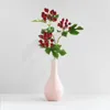 장식 꽃 시뮬레이션 꽃 인공 과일 거품 33 과일 구부릴 수있는 플라스틱 가정 장식 9 빨간 잎 가짜 식물