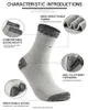 Men's Socks 6 Pair Winter Men Cotton Black Leisure Business Long Walking Running Hiking Thermal For Male Plus Size 38-48 221130