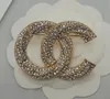 20 style Brand Designer Lettera Spille Donne famose Spilla con strass Spilla da abito Accessori per gioielli da festa di nozze