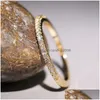 Band Rings Fashion Jewelry Women Simple Ring Zircon Finger Drop Delivery Dh1Rh