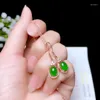 Dangle Earrings KJJEAXCMY Boutique Jewelry 925 Sterling Silver Inlaid Natural Jasper Fine Women's Support Detection Trendy