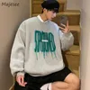 Męskie bluzy bluzy Mężczyźni Europejska stylowa streetwear Hip Hip Hipome Handsome Harajuku fajne wszystkie mecze dynamiczna osobowość kpop odzież 221129