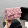 Kadın Lüks Tasarımcıları Omuz Çantaları 2023 Kadın Moda Mini Kapanlı Doku Altın Zincir Kayışı Küçük Kare Torba Taşınabilir Crossbody Çanta Fabrikası Doğrudan Satışlar