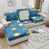 Stol t￤cker Ocean World Shell Print Stretch Soffa Seat Cushion Cover Couch f￶r vardagsrumssektionsh￶rn