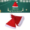 クリスマスデコレーション10pcs/set hat santa claus xmas year for yearホームギフトパーティー用品Navidad221130