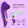 Vibratoren Leistungsstarker Klitoris-Saugzungenvibrator für Frauen, Nippel-Saugstimulator, 5 Vibrationsmodi, Klitoris-Massagegerät, wasserdicht, 221130