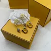 Luxury Diamond Ball Designer Jewelry Set Gold Chain Halsband Kvinnor Studs Fashion Earrings Creative Clip Shape Men f Bangle With Box