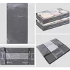 Storage Bags 1PC Foldable Non-Woven Under Bed Four Handle Quilt Bag Large Capacity Home Box