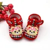 First Walkers 0-18M Unisex Baby Boy Girls Cartoon Lace Bow Anti-Slip Shoes Toddler Soft Soled