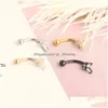 Sobrancelha jóias sobrancelha anéis ringas de brincos daith para mulheres aço inoxidável Boretim da barriga CARTILAGEM TRAGUS CZ Pierci DH87D